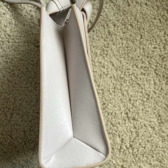 Chloé woody rare color pristine small leather tote crossbody in nomad beige - Picture 10 of 15